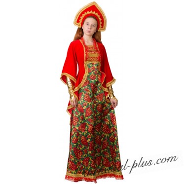 Карнавальный костюм Сударыня красная